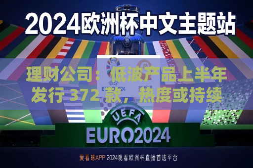 理财公司:低波产品上半年发行 372 款,热度或持续